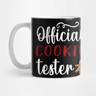 Official Cookie Tester Gingerbread Christmas Mug